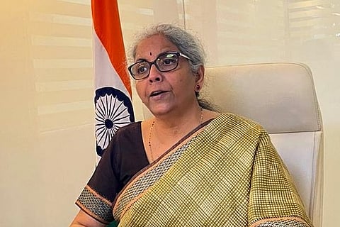 Finance Minister Nirmala Sitharaman (Twitter/@MinstryofFinance)