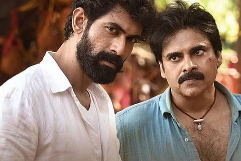 Pawan Kalyan and Rana Daggubati in  Bheemla Nayak