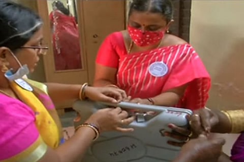 With the completion of the urban local elections, the voting machines were sealed