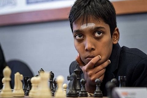 R Praggnanandhaa (Image Courtesy: ANI)