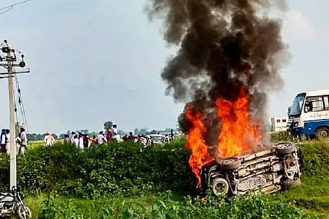 Lakhimpur Kheri violence (Image Courtesy: PTI)