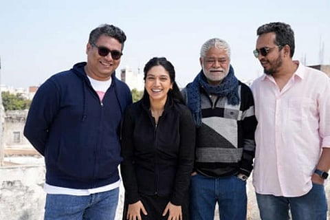 Bhumi Pednekar with Bhakshak film crew (Image credit: IANS)
