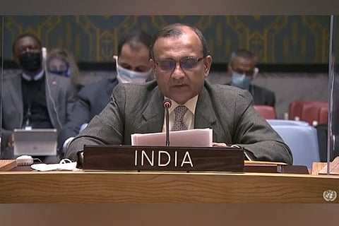 India's Permanent Representative to the United Nations TS Tirumurti (ANI)