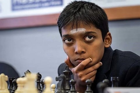 R Praggnanandhaa defeated world champion Magnus Carlsen