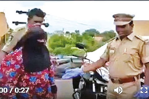 Screengrab from the video