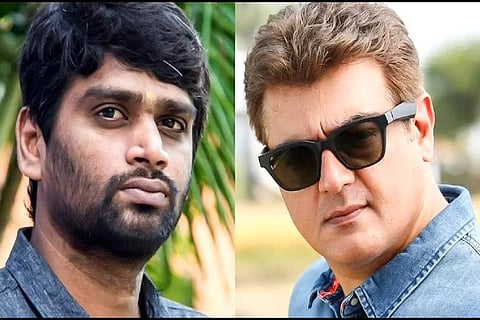 H Vinoth, Ajith in a still from Valimai