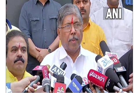 Maharashtra BJP chief Chandrakant Patil (Source: ANI)