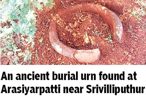 Burial urns found in Srivilliputhur