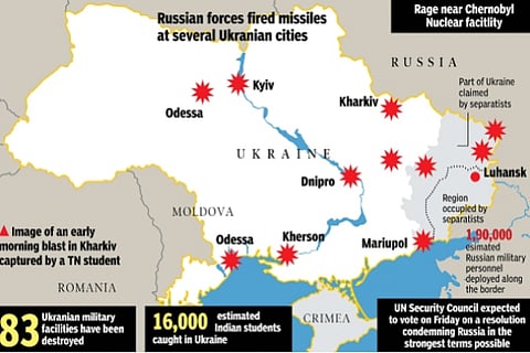 For the Indians caught near the warzone, the major problem is the acute shortage of drinking water