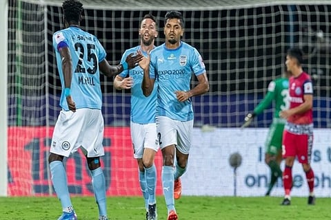 Mumbai City FC players (Image Credit: ANI)