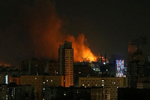 Heavy, frequent artillery fire and intense gunfire,  could be heard in Kyiv(Image Courtesy: Reuters)
