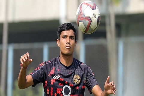 Punjab FC Footballer Sumeet Passi (Image Credit: ANI )