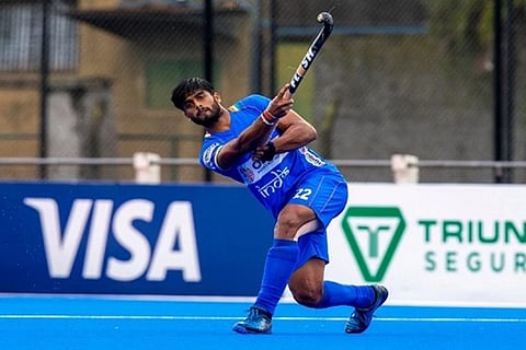 Indian Hockey Player Varun Kumar (Image Credit: ANI)