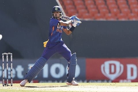 Indian batter Shreyas Iyer (Image Courtesy: ANI)