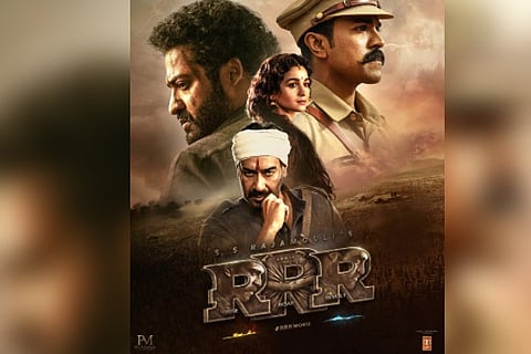 RRR film poster