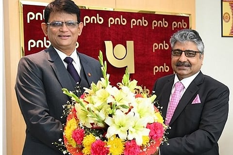 S.S. Mallikarjuna Rao with Atul Kumar Goel (Image credit: ANI)