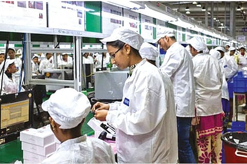 iPhone manufacturing plant