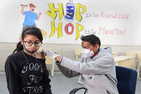 Vaccination in New Delhi/ PTI