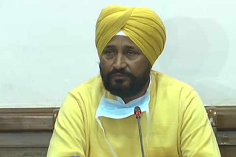 Punjab Chief Minister Charanjit Singh Channi (Credit: ANI)