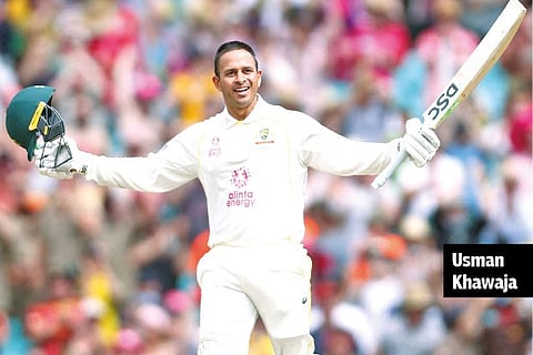 Khawaja century lifts Australia to an imposing total
