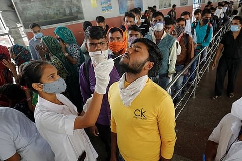 The active cases in India is currently at 3,71,363 (Image credit: Reuters)