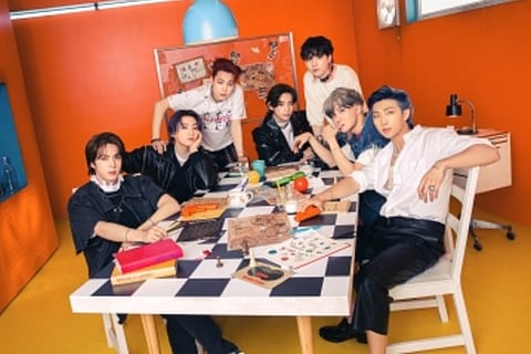 K-pop super group BTS (Image Credit:IANS)