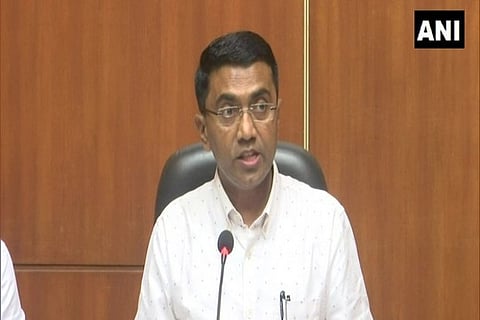 Goa Chief Minister Pramod Sawant (Image credit: ANI)