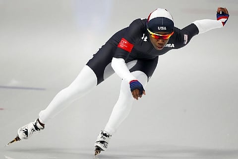 Speed skater Erin Jackson. Image Courtesy: Reuters