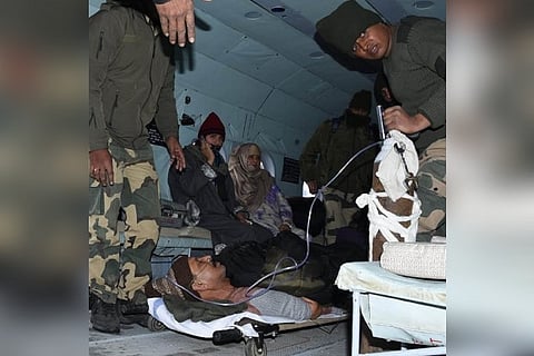 BSF airlifts 3 patients (Source: IANS)