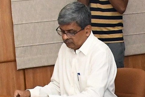 State Election Commissioner Aditya Prasad Padhi (Image Courtesy: IANS)