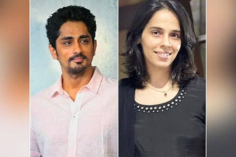 Siddharth and Saina (Image Courtesy: ANI)
