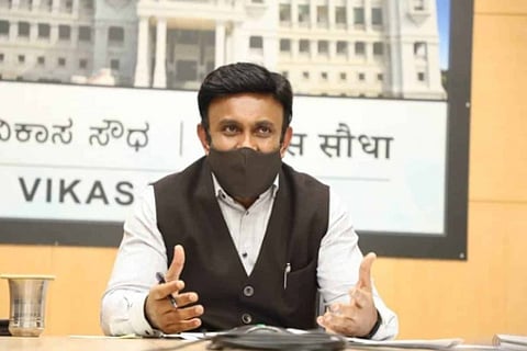 Karnataka Health Minister K. Sudhakar (Image Courtesy: IANS)