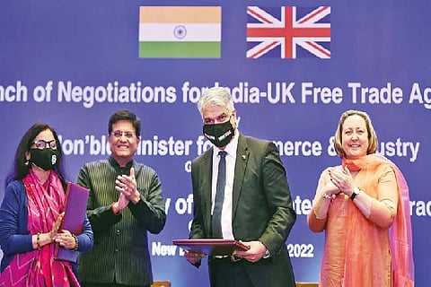 India and Britain formalise FTA negotiations