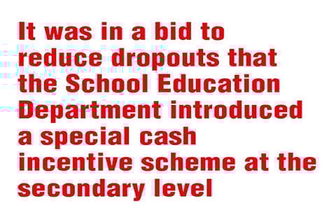 The pending special cash incentive scheme for the academic year 2020-2021