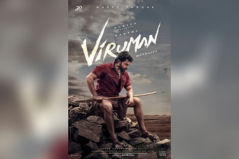 Poster look of Viruman (Source: IANS)