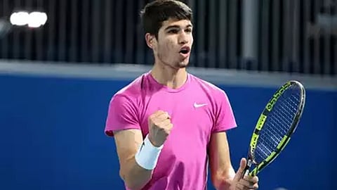 Spanish tennis player Carlos Alcaraz 