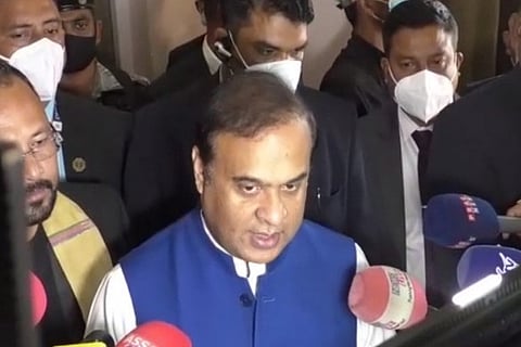 Assam Chief Minister Himanta Biswa Sarma (Image credit: ANI)