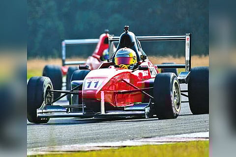 Shahan Ali Mohsin in action in the third round.