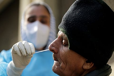 39,460 vaccine doses of Covid were administered in the last 24 hours at J and K  (Image credit: ANI)
