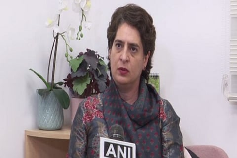 Congress general secretary Priyanka Gandhi Vadra (Image credit: ANI)