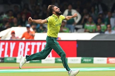 Former South Africa spinner Imran Tahir (Image credit: ANI)