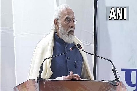 Prime Minister Narendra Modi at India Gate (Image Credit: ANI)