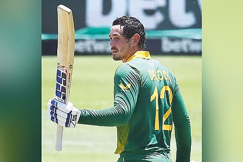 Quinton de kock won the Player of the Match and Series awards