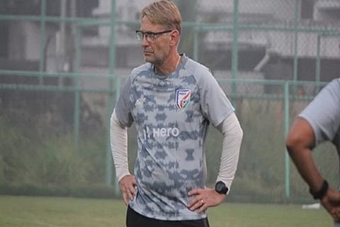 India women's football coach Thomas Dennerby (Image Credit: ANI)