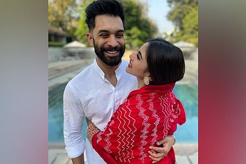 Actress Mouni Roy and Suraj Nambiar