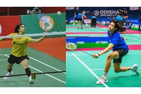 ndian shuttlers Malvika and  Ashmita (Image Courtesy: IANS)