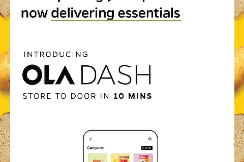 Ola Dash provides 'Store to Door' service in 10 minutes, spread across 200 dark stores