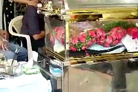 Mortal remains of Soundarya, granddaughter of former Karnataka CM BS Yediyurappa reach her farmhouse