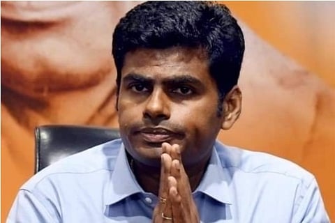 TN BJP chief Annamalai. File photo