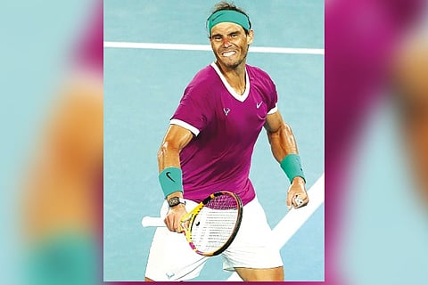 Rafael Nadal on cloud nine after securing a spot in the title decider